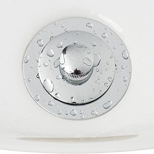 Push & Lock Bathtub Drain Conversion Kit,Chrome Plated - Image 5