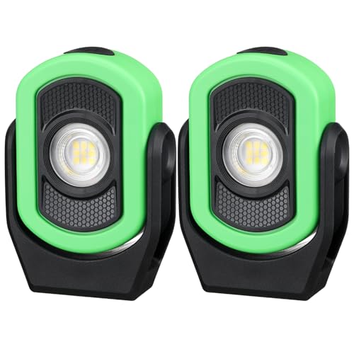 2 Pack 780 Lumens Magnetic Work Light, Green-2pk - Image 2