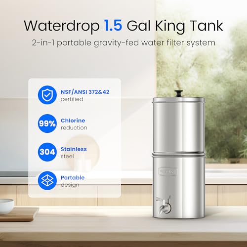 Waterdrop TK15-A Gravity Water Filter System, NSF/ANSI 42&372 - Image 6