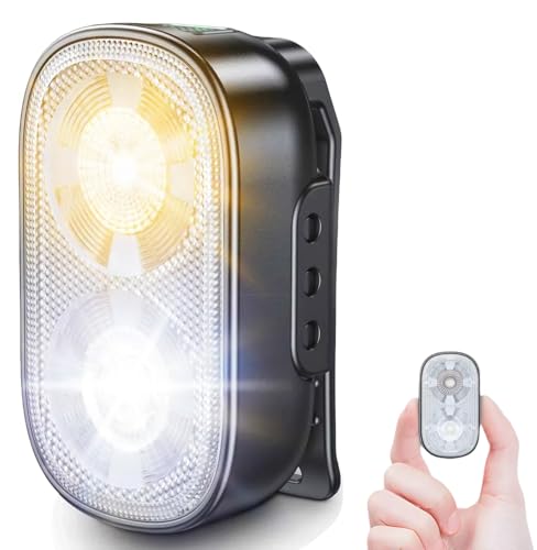 500LM Ultra Bright Mini Clip-on Flashlight Rechargeable, 10 Modes - Image 2