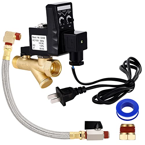 Air Compressor Automatic Drain Valve Electronic and Tank Drain - Image 2