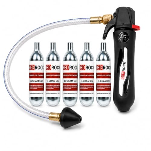 RedRock Gallo Drain Gun with 5 Unthreaded CO2 Cartridges for A/C - Image 2