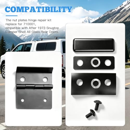 Hinge Outer Plate Repair Kit Replace for 710001 711513 - Image 6