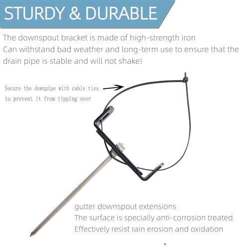 2pcs Premium Adjustable Gutter Downspout Extensions U - Image 5