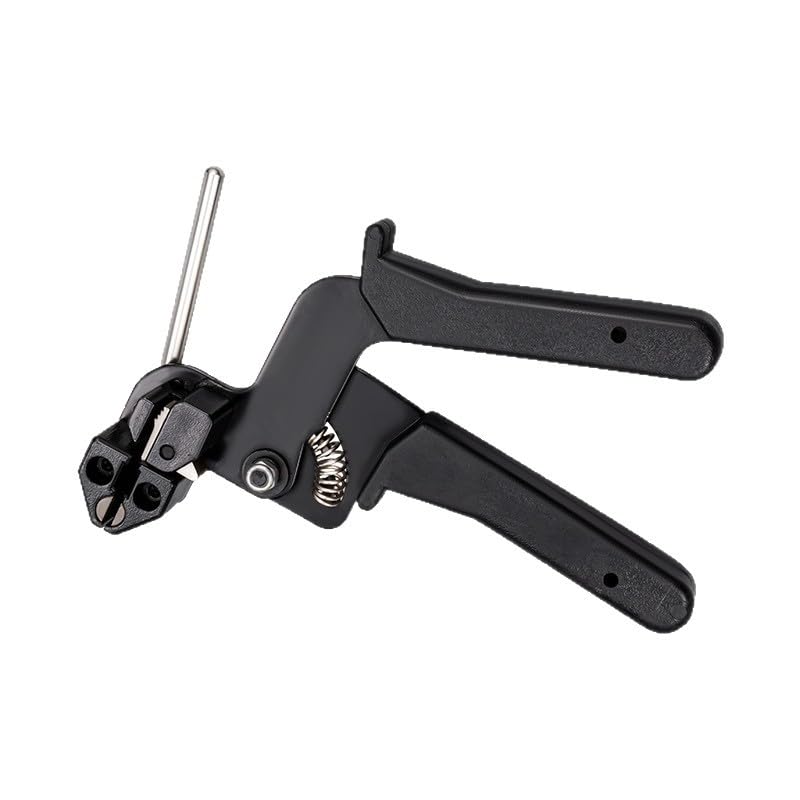 Stainless Steel Cable Tie Gun Kit with 100Pcs Metal Zip | Home Repair - Image 1
