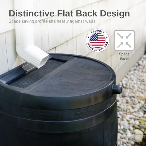 RTS Home Accents 50-Gallon ECO Rain Barrel Made with 100% - Image 4