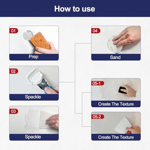 BONCART 8.6Oz Drywall Patch Repair Kit – Professional | Home Repair - Image 6