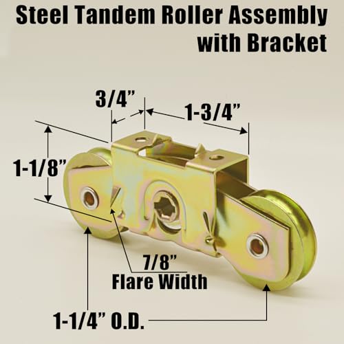 Andersen Patio Sliding Door Tandem Roller Assembly - Image 3