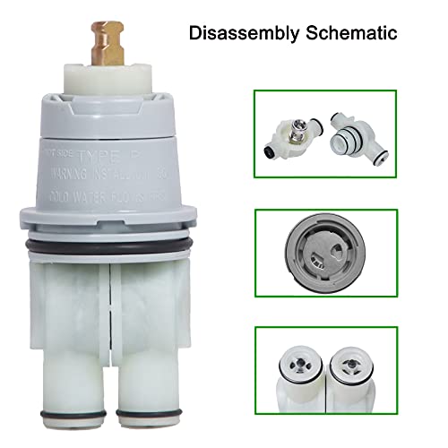 RP46074 Shower Valve Cartridge Repair Assembly for Delta | Home Repair - Image 3