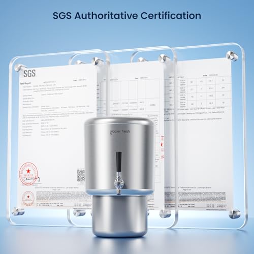 GLACIER FRESH PC04 Gravity-Fed Countertop Water Filtration System - Image 6