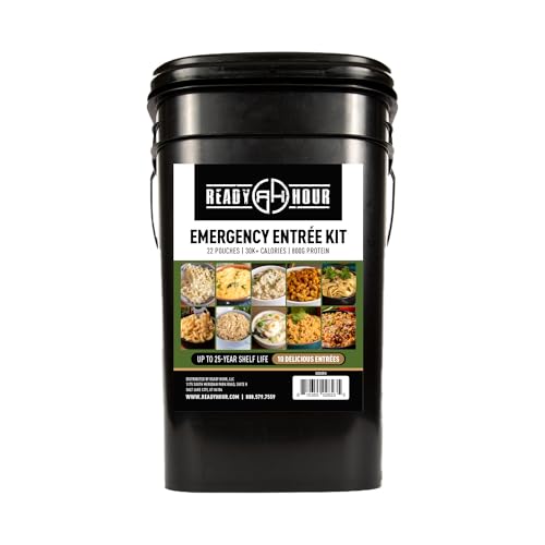 Ready Hour 120 Serving Entree Bucket-Freeze Dried | Home Organization - Image 2