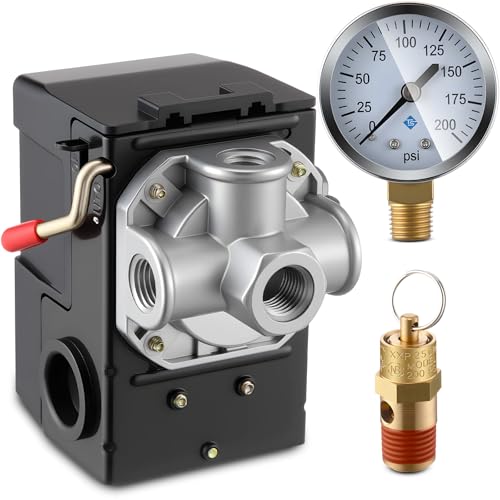 Dreyoo Air Compressor Pressure Switch, 120-155 PSI - Image 2