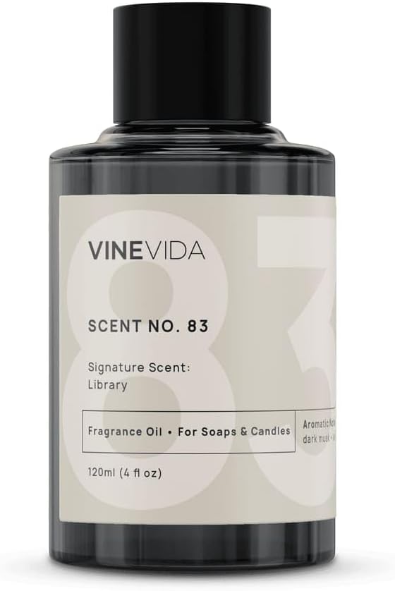 VINEVIDA [4oz] Scent No.83 Fragrance Oil for Candle & Soap Making - Made in USA Natural Candle Scents