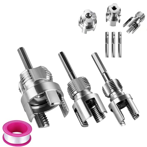 3PCS PVC Pipe Threader Kit for Drill - Image 2