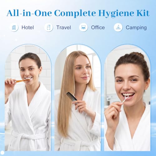 60 Pack Bulk Disposable Toothbrush Kit, Individually Wrapped - Image 3