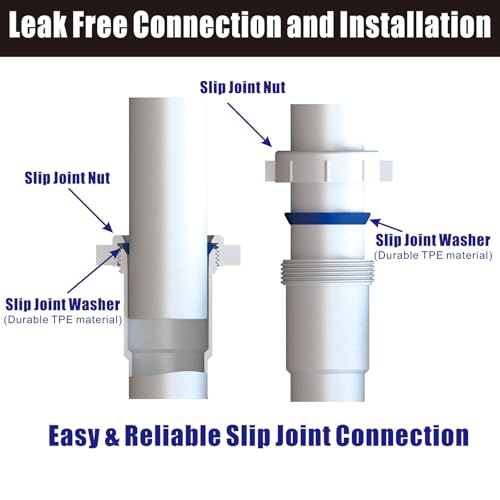 Bathroom Sink Drain Kit,1-1/4” P Trap or S Trap Plumbing | Home Repair - Image 7