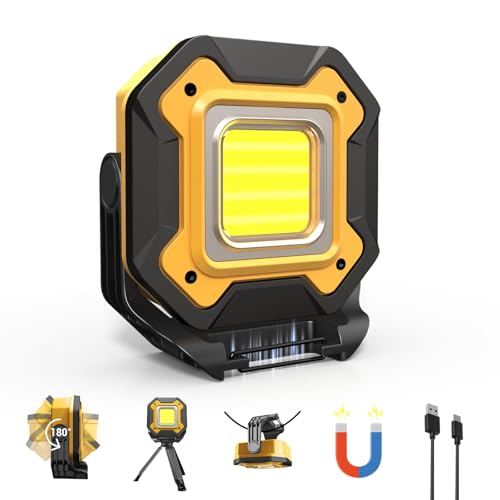 Rechargeable LED Work Light, 6000mAh 16 Hours Long-Lasting - Image 2