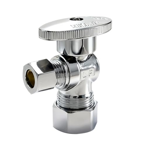 TTFLEX Angle Stop Valve 1/2" Nom x 3/8" Comp, Shut Off Valve - Image 2