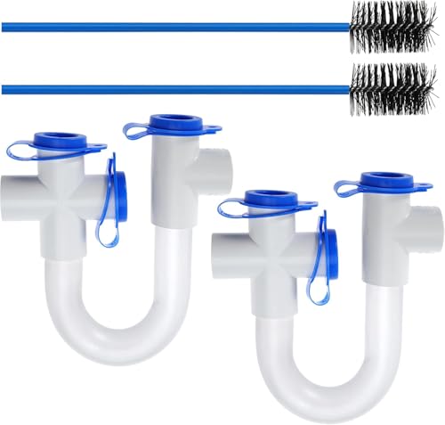 3/4" Standard Condensate Trap with 17" Cleaning Brush PVC - Image 2