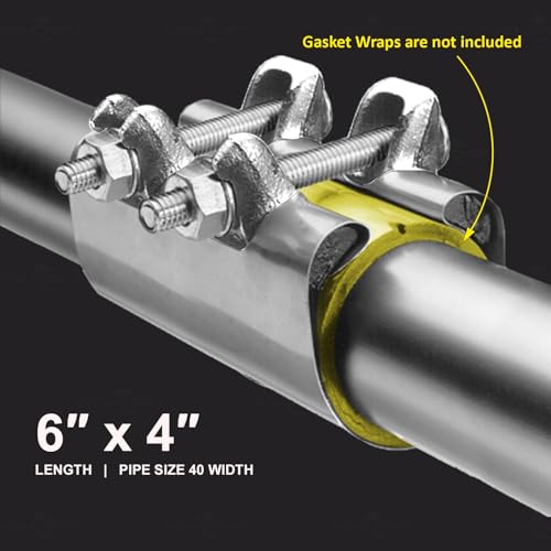 Highcraft Pipe Repair Clamp 4'', IPS Double Bolt - Image 7