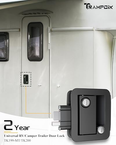 Engineering Plastic Camper Door Lock, RV Door Lock Replacement - Image 3