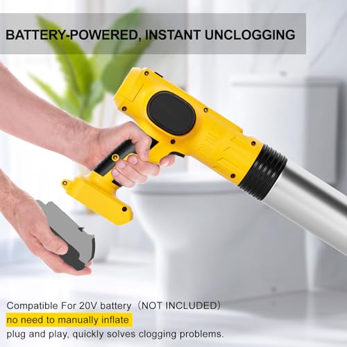 Electric Toilet Plunger Pro Compatible for Dewalt 20V - Image 4