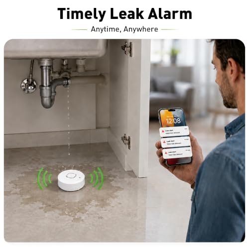 Water Leak Detector for Home Water Sensor Alarm Leak Detector - Image 5