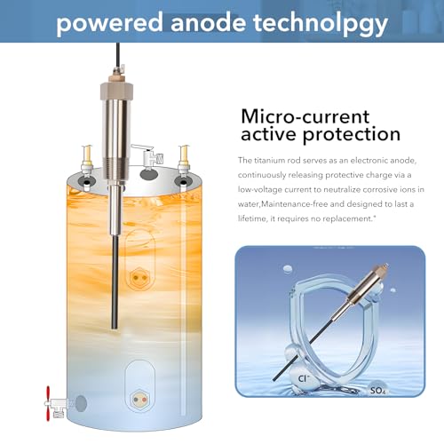 Powered Anode Rod Water Heater Anode Rod Titanium Anode | Hand Tools - Image 5