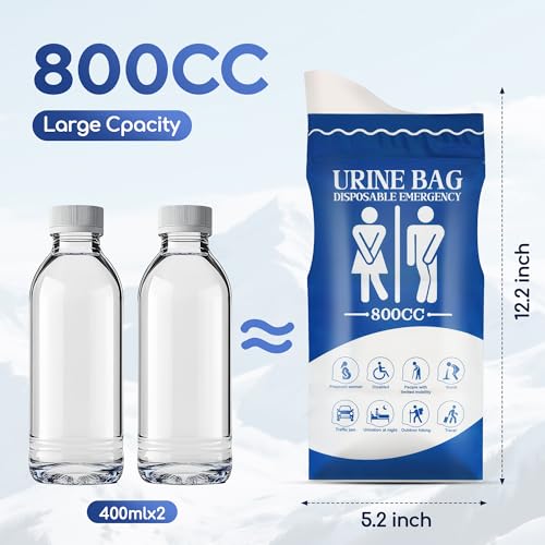 Disposable Urine Bag, Pee Bags for Travel for Women/Men - Image 3