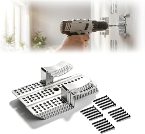 10Pcs Drywall Fastener Clip with 20 Screws Fits 1/2" | Home Repair - Image 2