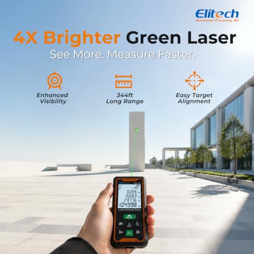 Elitech Green Laser Measuring Tool, Self-Calibration - Image 3