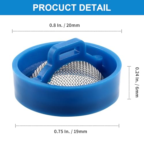 4-Pack Washer Water Inlet Valve Filter Screens for Slow Water - Image 3
