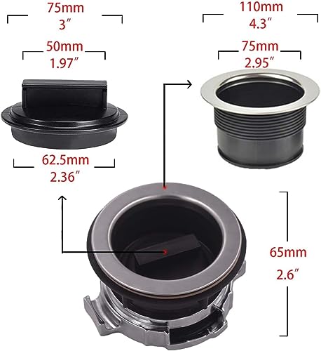 8Pcs/Set Garbage Disposal Sink Flange Kit and Stopper - Image 5