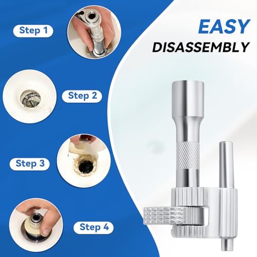 97258 Tub Drain Removal Tool, 3/8" Drive Extractor for Bathtub - Image 4