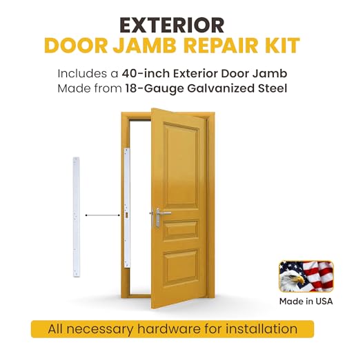 Armor Concepts FIX-A-JAMB 40" Exterior Door Jamb Repair Kit White - Image 4