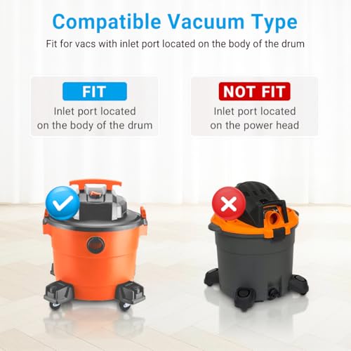VF3503 Vacuum Bags Work with Ridgid 5-10 Gallon Wet Dry Vac,Size - Image 5