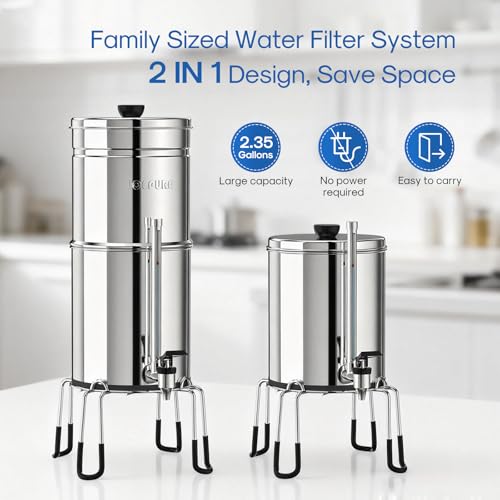 ICEPURE 2.25G Gravity-fed Water Filter System with Sight - Image 3