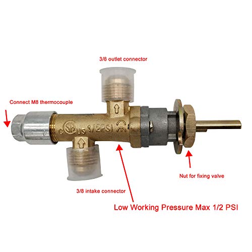 3/8" Male Flare Propane Gas Fire Pit & Heater Fireplace - Image 6