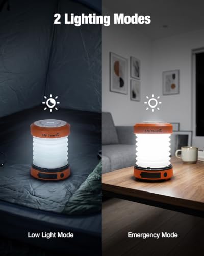 Hand Crank Camping Lantern 4 Pack,2-in-1 Collapsible LED Light - Image 8