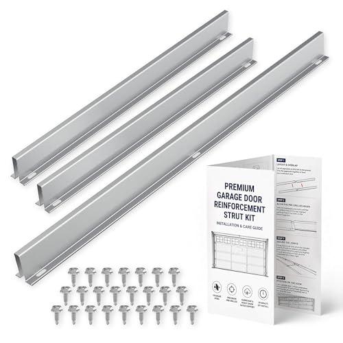 9FT Garage Door Strut Reinforcement Kit, Heavy Duty Steel - Image 2