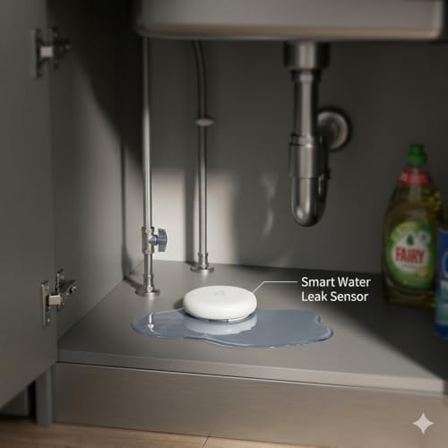 Tuya ZigBee Smart Water Leak Sensor with Built-in Alarm - Image 7