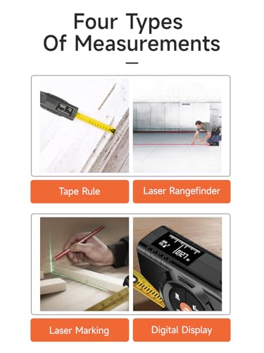 3-in-1 Digital Tape Measure, 196Ft Laser Measurement Tool - Image 8