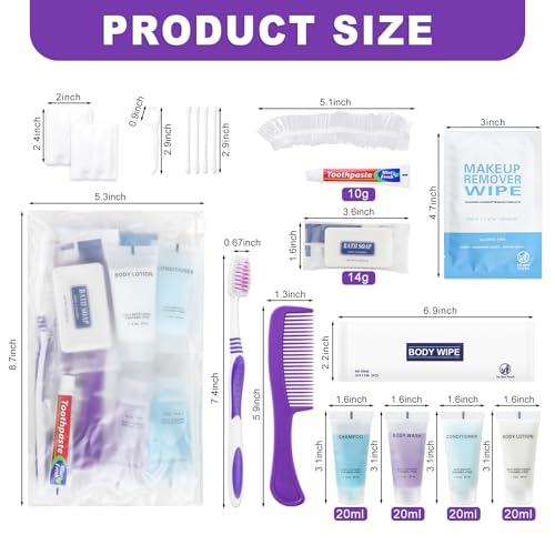 Pack of 10 Basic Toiletry Kits, Individually Packed - Image 3
