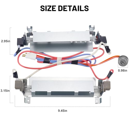 WR51X442 Refrigerator Defrost Heater & Thermostat Kit - Image 3