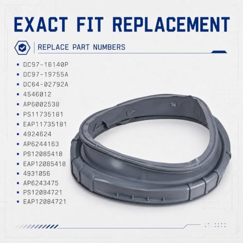 DC97-16140P DC97-19755A Washer Door Boot Seal, Fits | Home Repair - Image 4