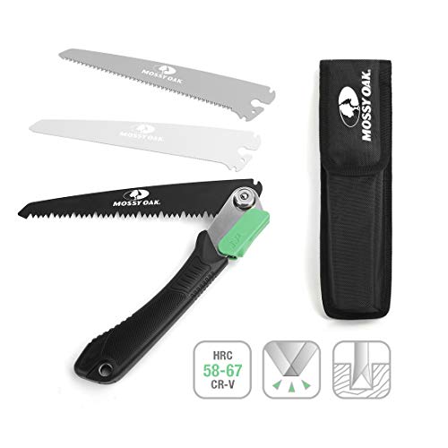 MOSSY OAK 3 in 1 Folding Saw, Pruning Hand Saw with Wood - Image 6