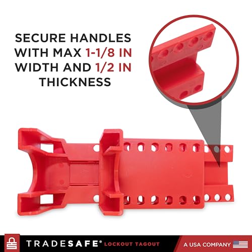 TRADESAFE Adjustable Ball Valve Lockout, 1/2 to 4-1/4 inch Pipe - Image 6