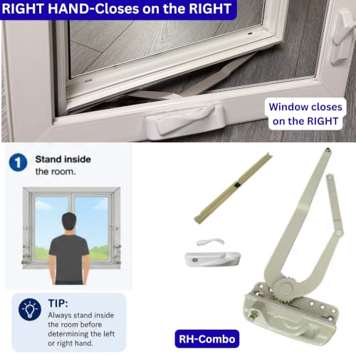 Dual Arm Casement Window Crank Operator Replacement Kit – - Image 4