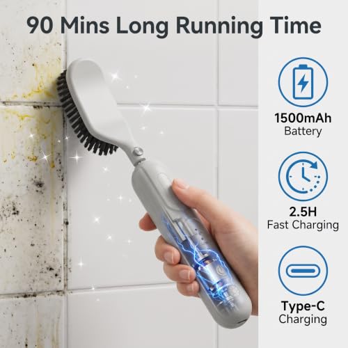 Reciprocating Electric Scrubber for Tile & Grout, Scrub - Image 3