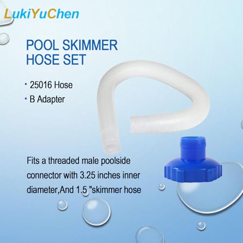 25016 Above Ground Pool Skimmer Hose and Adapter B Replacement - Image 4